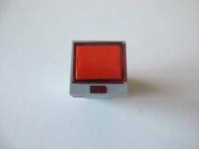 RFT CNC Taster rot 2,0x2,0x1,0cm Außenmaß mit Kontrollleuchte rot
