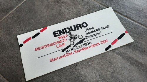 Ddr aufkleber enduro - ddr,