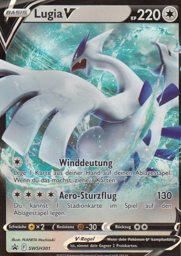 Lugia swsh301 promo - lugia, v
