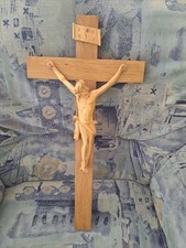 Kruzifix Wand-Kreuz Jesus Holz