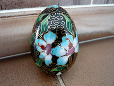 Cloisonne Ei  Messing Metall