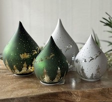 LED - Leuchte Tropfen - Weihnachtsdekoration Glas