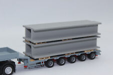 4 x Stahlträger als Ladegut für LKW Tieflader  1:87 H0 für Diorama Eisenbahn
