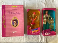 Barbie Victorian Lady, Majorette Skipper & Locket Surprise Ken 90er