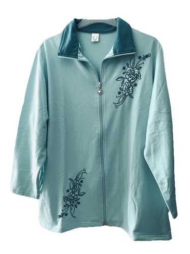 Sweatshirt jacke mintfarben - jacke,,