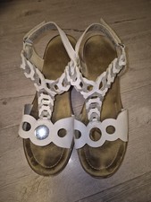 Damen Sandalen Gr 40 Rieker Weiß