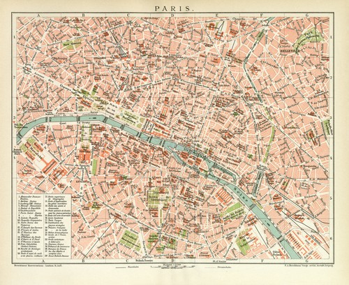 Paris innenstadt historischer - paris,