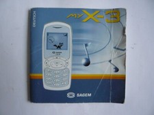 Sagem - X 3  Bedienungsanleitung