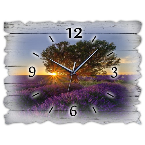 Holz wanduhr leise lautlos - holz,