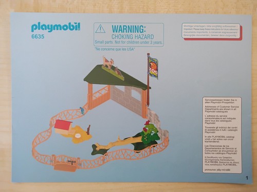 Playmobil bauanleitung 6635 - bauanleitung,