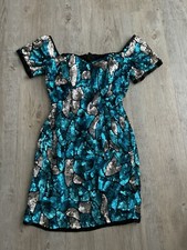 Pailletten-Stäbchenperlenkleid,neu,Size XS!!