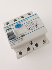 Hager CJ 440A 40A 0,03A Fehlerstromschutzschalter FI-Schalter 4-polig 170109