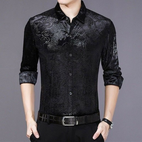 Herren velvet hemden freizeit - hemden,
