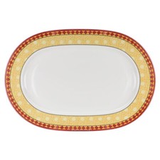 Fleischplatte mittelgroß Villeroy & Boch Gallo Switch Plantation Safran
