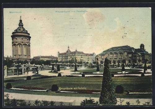 Ansichtskarte mannheim - ansichtskarte,