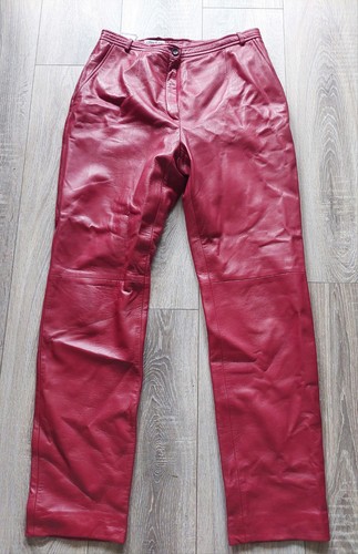 Schöne rote damen lederhose - damen,