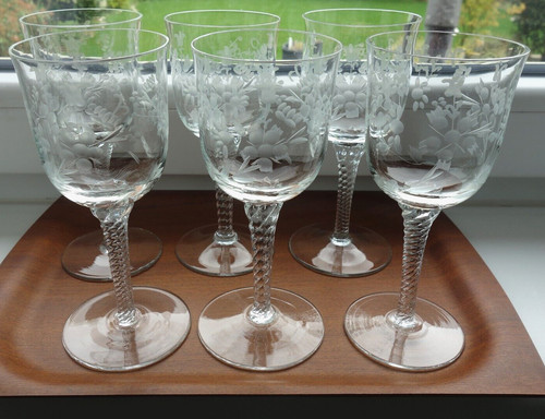 Edle vintage weingläser wmf - 6,