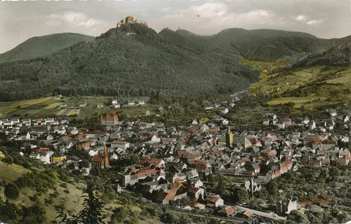 Annweiler panorama mit trifels - annweiler,
