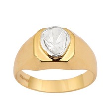 Polki Ring 925 Sterling Silber