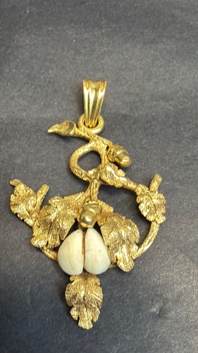 Antik gold silber hals - gold,