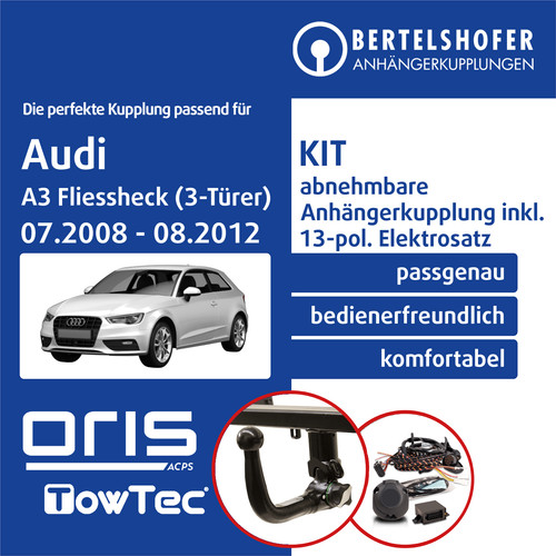 Für audi fliessheck - a3, 8p