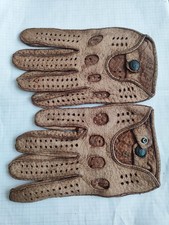 Peccary Auto Fahrer Handschuhe Größe 10,5-11 Herren Leder Luxus D5