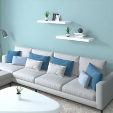 1/2/4x Wandboard Bücherregal Schweberegal Freischwebend Wandregal Küchen Regal