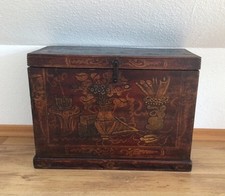 Antiquitäten, Antike Massivholztruhe, Schatztruhe, China, Ende 19. Jahrhundert