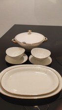 Vorlegegeschirr, Goldrand, Winterling, Suppentopf, Servierplatte, Saucenschalen