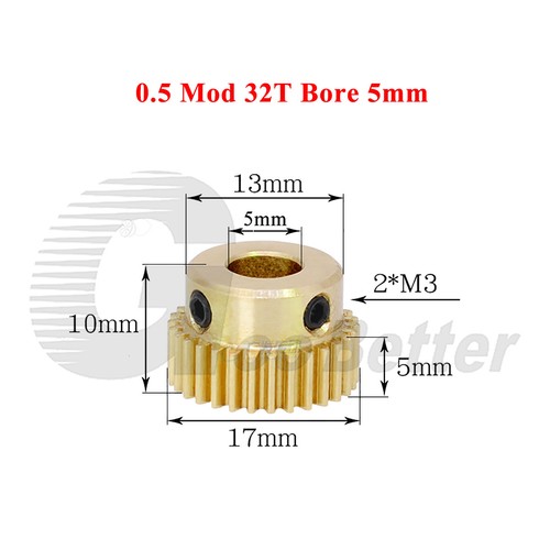 Zahnräder modul 32 zähne - modul,