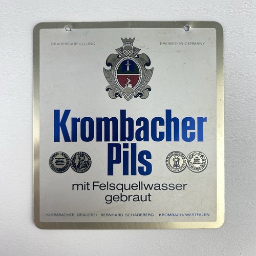 Zapfhahnschild krombacher - zapfhahnschild, "krombacher