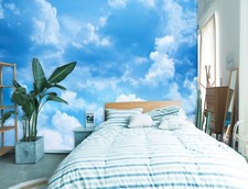 3D Blau Himmel Wolken Q3859