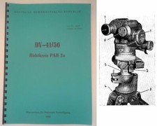 NVA ANLEITUNG RICHTKREIS PAB 2a UAZ,SPW 40,GAZ 69,URAL,GAZ 66,CCCP