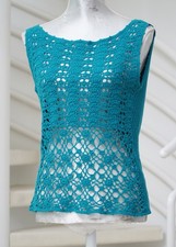 Häkeltop türkis Gr. M