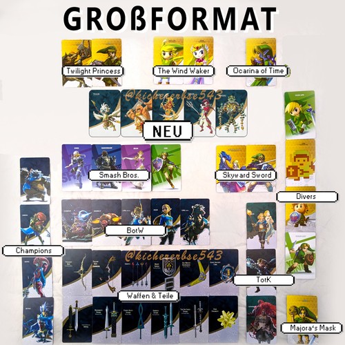 Zelda amiibo karten - karten, im