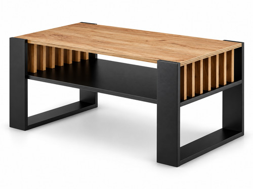 Couchtisch 92cm schwarz eiche - 92cm,