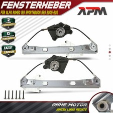 2x Fensterheber Hinten Links+Rechts für Alfa Romeo 159 939 2005-2011