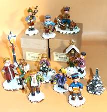 Hubrig Miniaturen Winterkinder zur Auswahl Sammlung Erzgebirge WIKI Minis Häuser