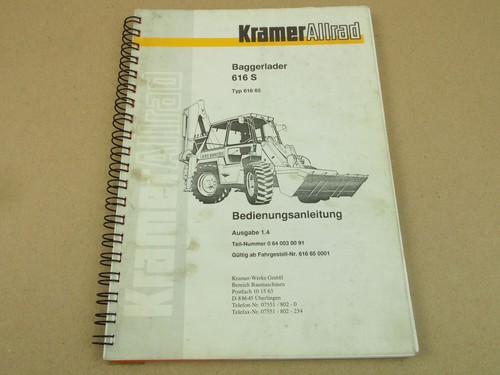 Kramer allrad 616s baggerlader - kramer,