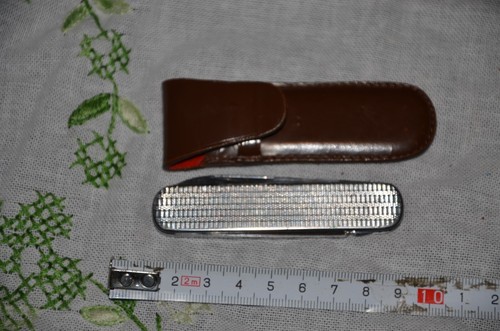 Vintage werbe taschenmesser - taschenmesser, v