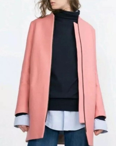 Zara mantel rosa - rosa, s)