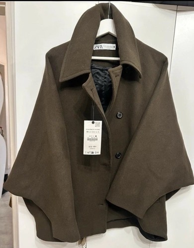 Zara caban cape woll - caban,