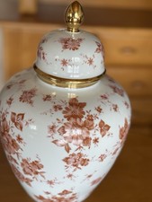 Porzellan deckelvase - porzellan,
