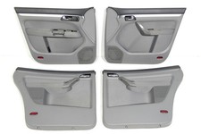VW Touran 4x Türverkleidung Verkleidung Tür vorne +hinten links grau 