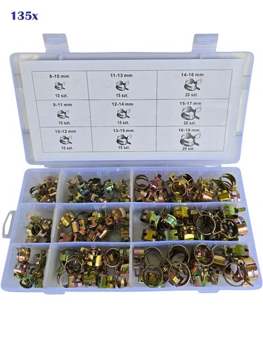 135 tlg schlauchschellen set - 135-tlg.,