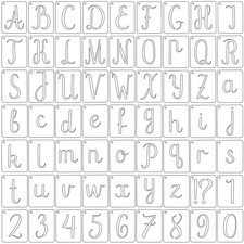 Kunstschablonen für Text und