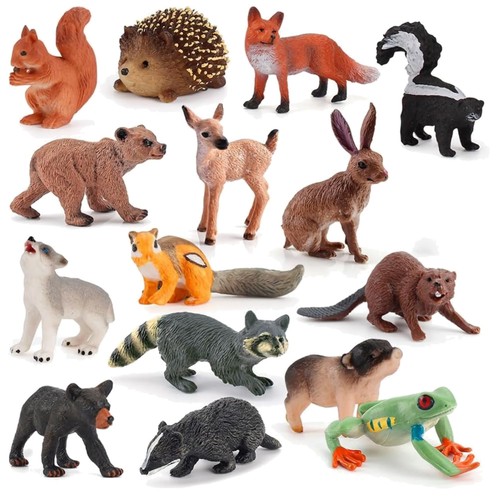Waldtiere figuren set kinder - waldtiere,