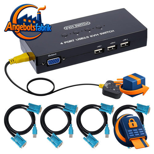 Kvm switch port vga - switch,