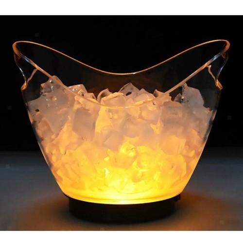 Led leuchtender eiskübel bier - led,