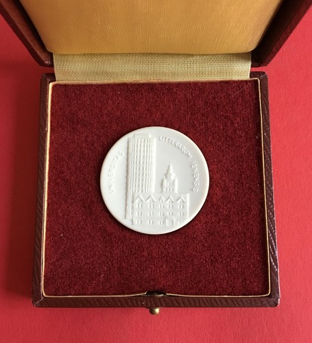 Ddr porzellan medaille ovp - porzellan, in